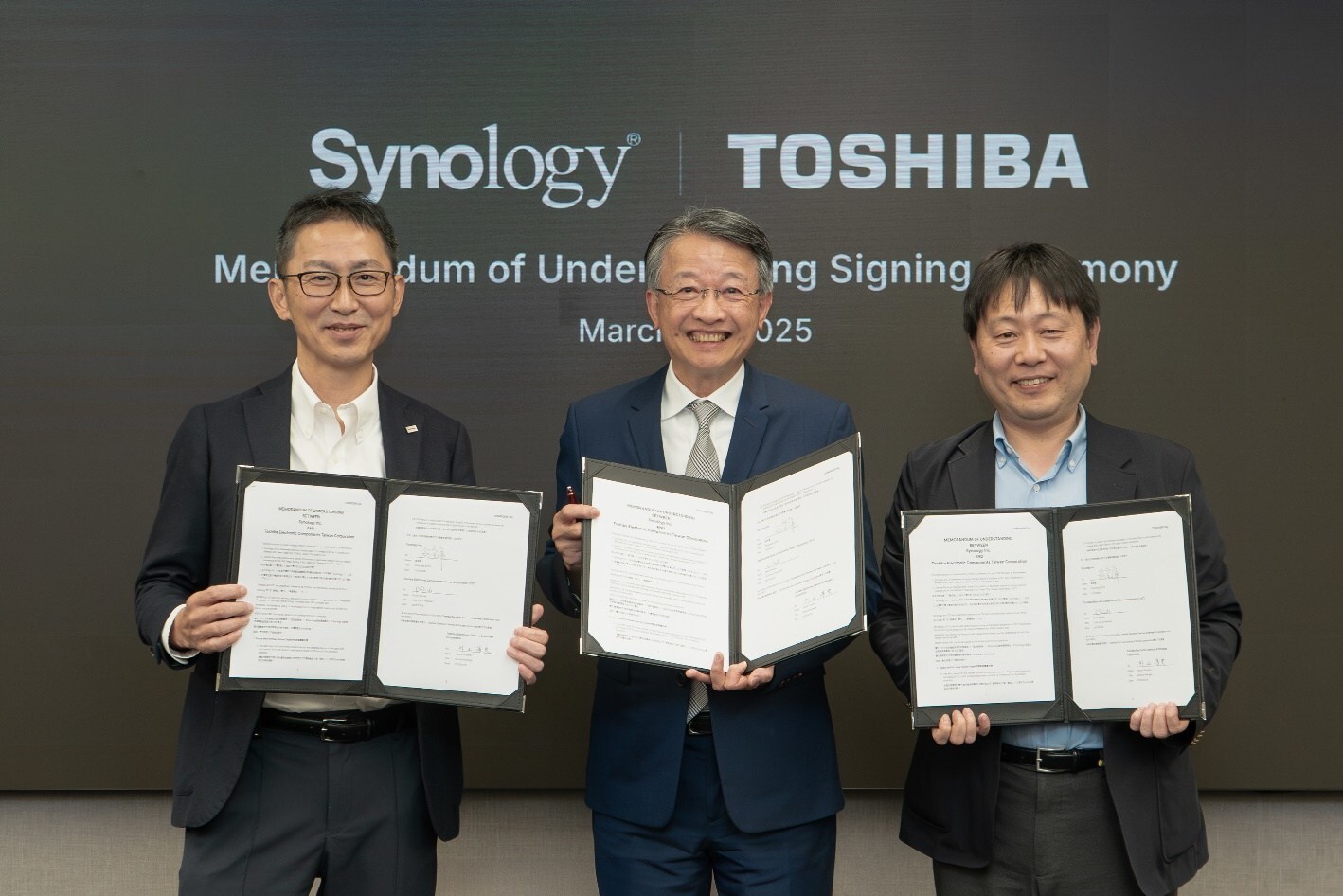 Synology and Toshiba Strengthen Strategic Partnership with MOU