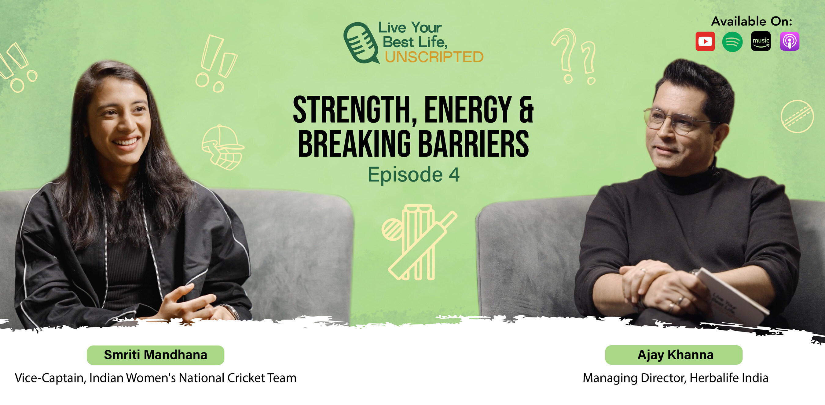 Herbalife India Launches Independence Day Week Episode of Its Flagship Podcast Featuring Smriti Mandhana